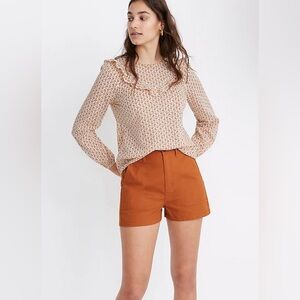 Madewell Ruffle-Yoke Prairie Top